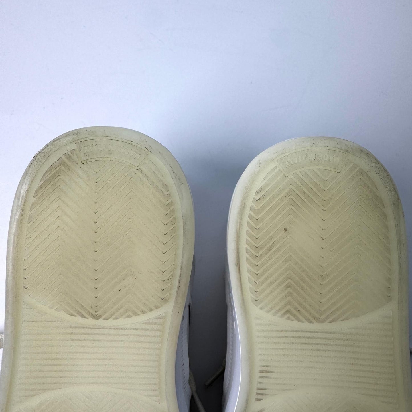 Chanel CC Logo Leather Sneakers — view 9