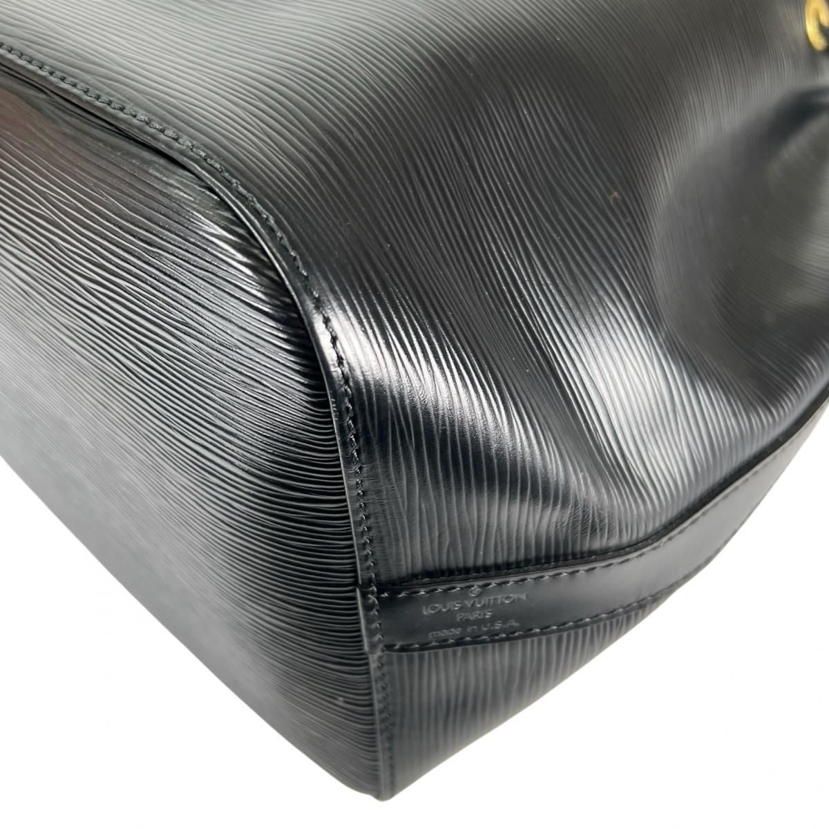 Louis Vuitton Noir Petit Noe Shoulder Bag Black — view 9