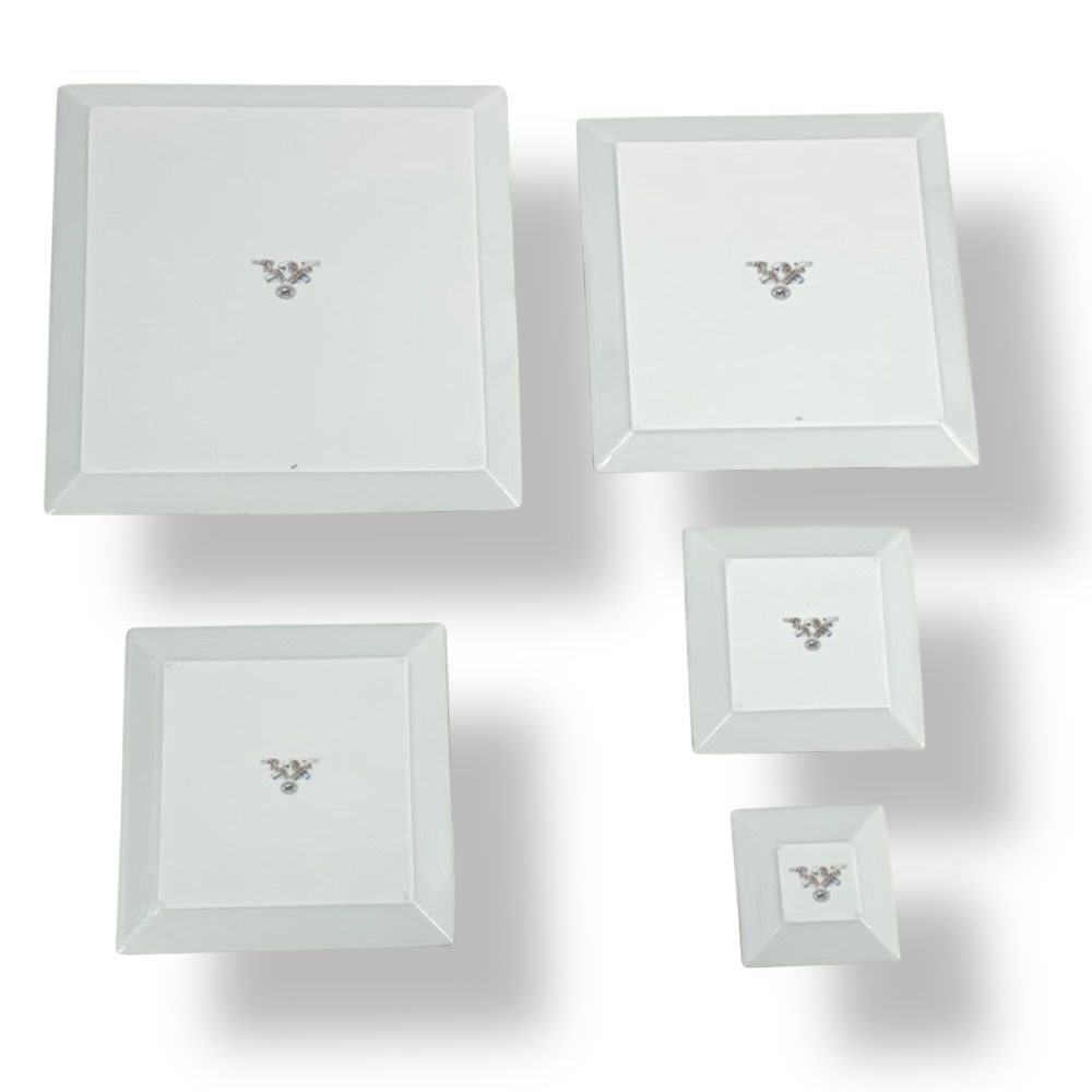 Hermes Plate Set of 5 Indian Pattern Multi — view 6