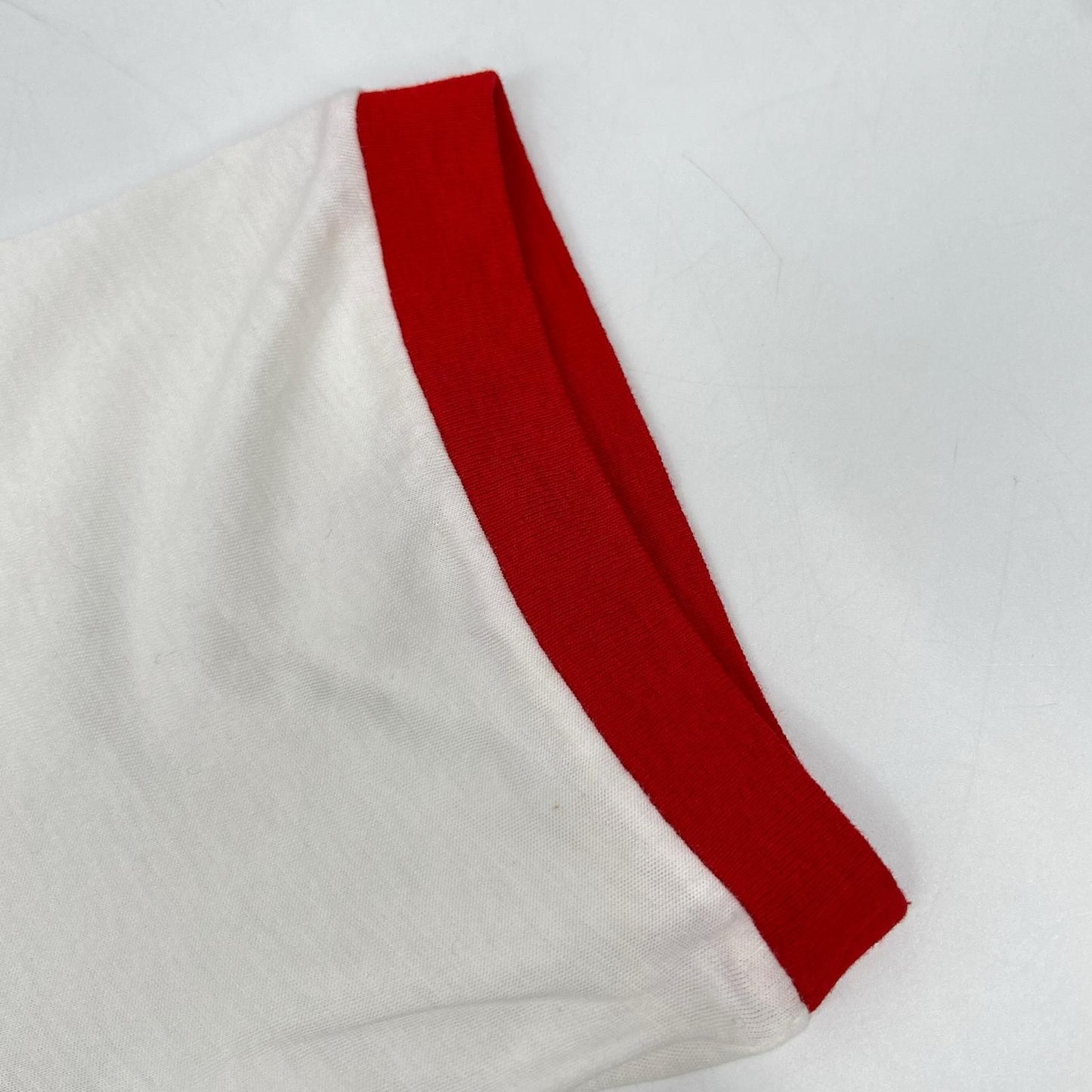 Saint Laurent Paris Hedi Slimane Era University Print Ringer T-Shirt — view 7