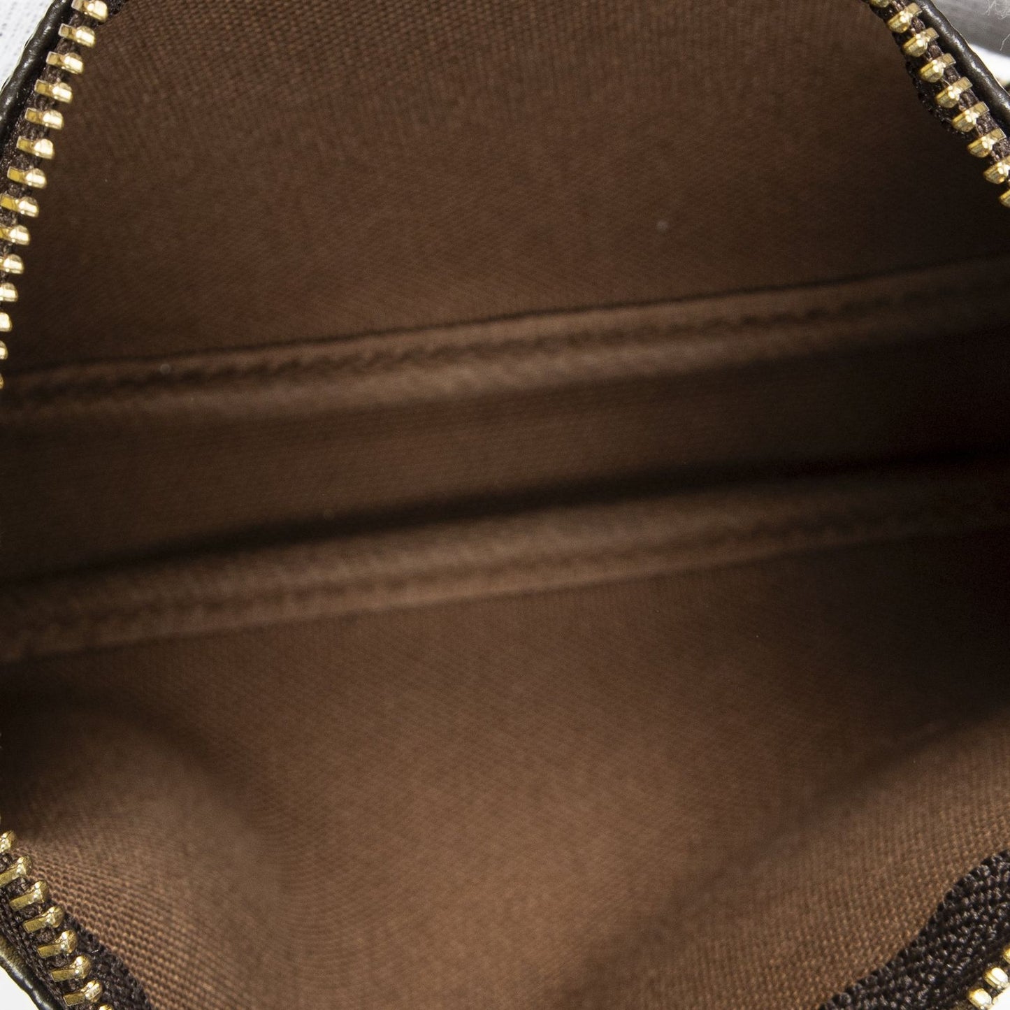 Louis Vuitton Mini Pochette Brown Monogram Canvas — view 9