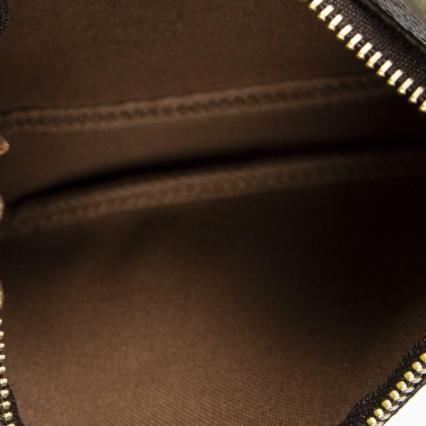 Louis Vuitton Mini Pochette Brown Monogram Canvas — view 9