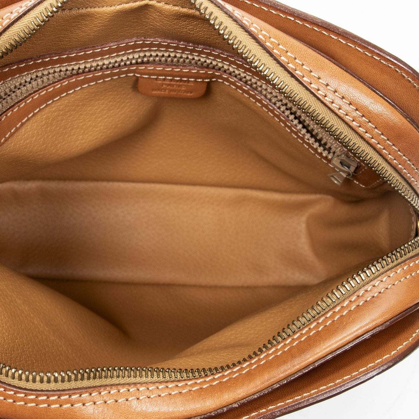 Celine Vintage Flap Crossbody Brown Macadam Canvas — view 9