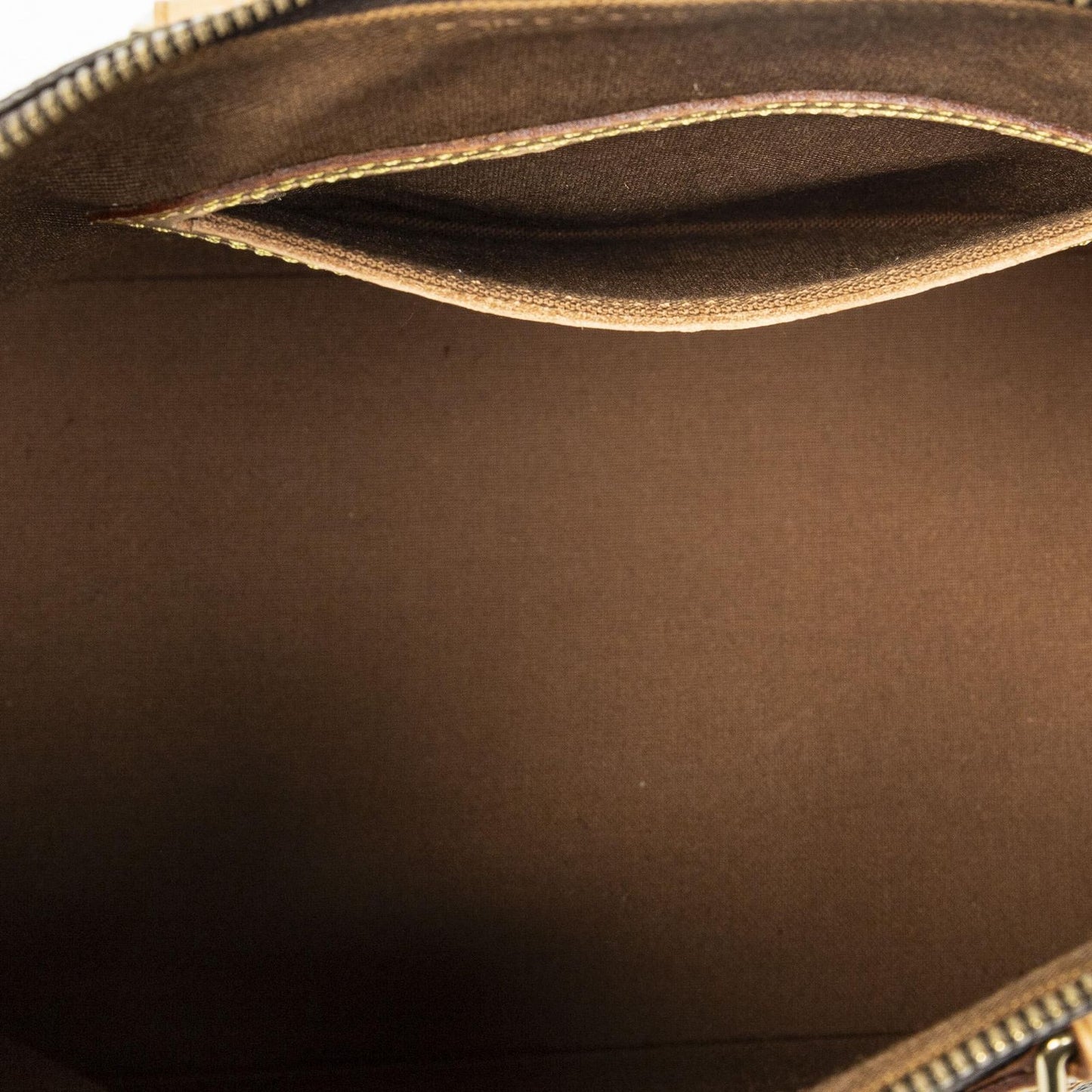 Louis Vuitton Alma Brown Monogram Canvas Handbag — view 9