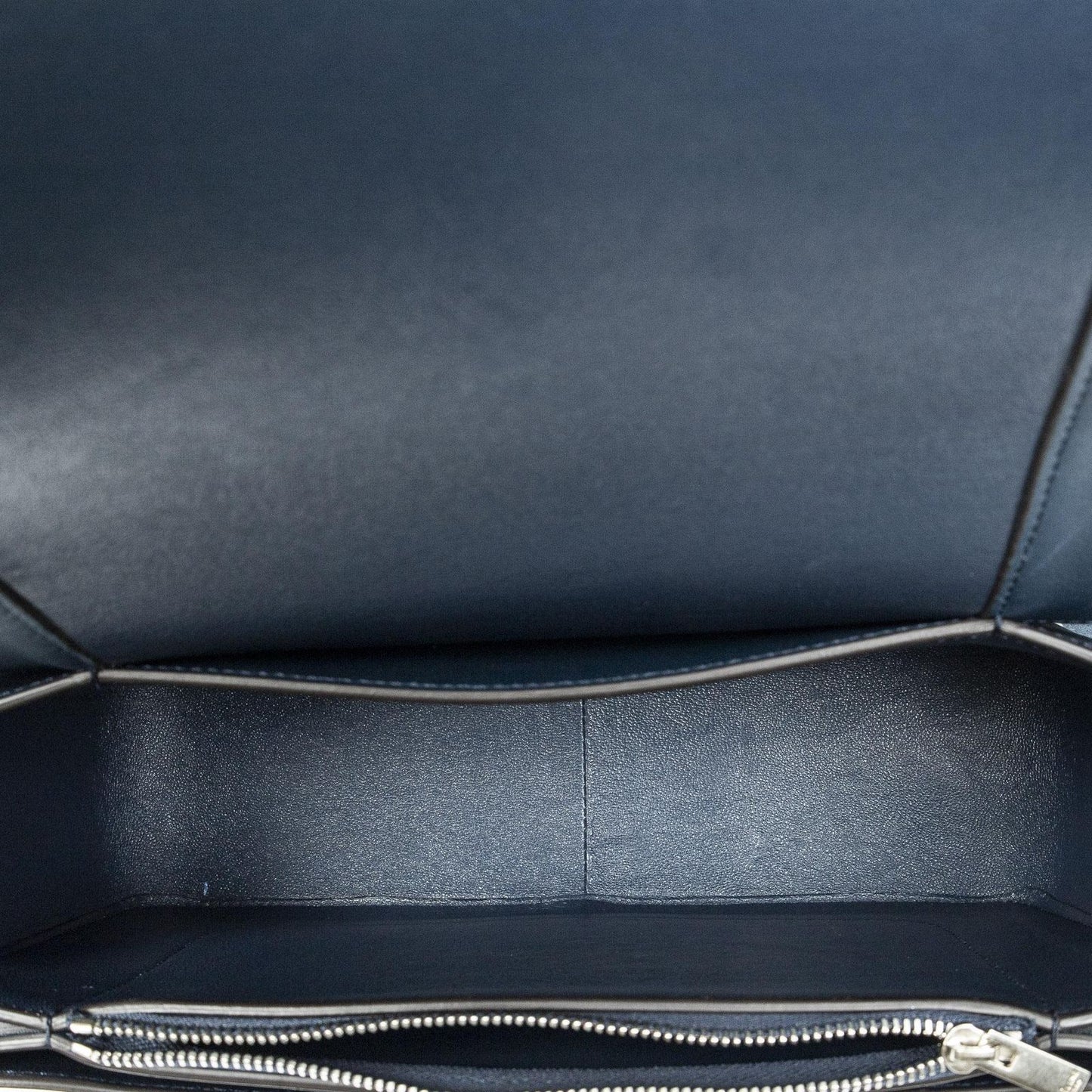 Celine Frame Cross Belt Bag Plum Dark Blue Calfskin Leather — view 9