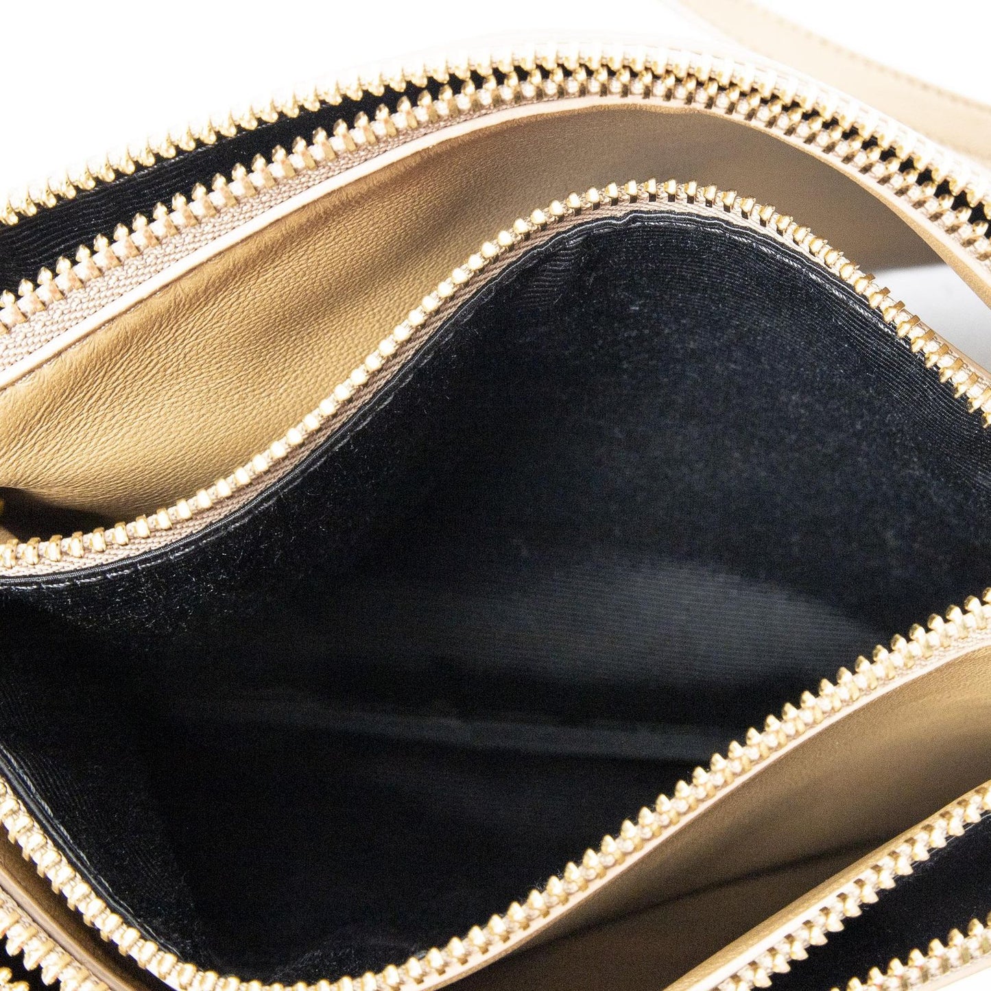 Celine Small Trio Crossbody Tan Calfskin Leather — view 9
