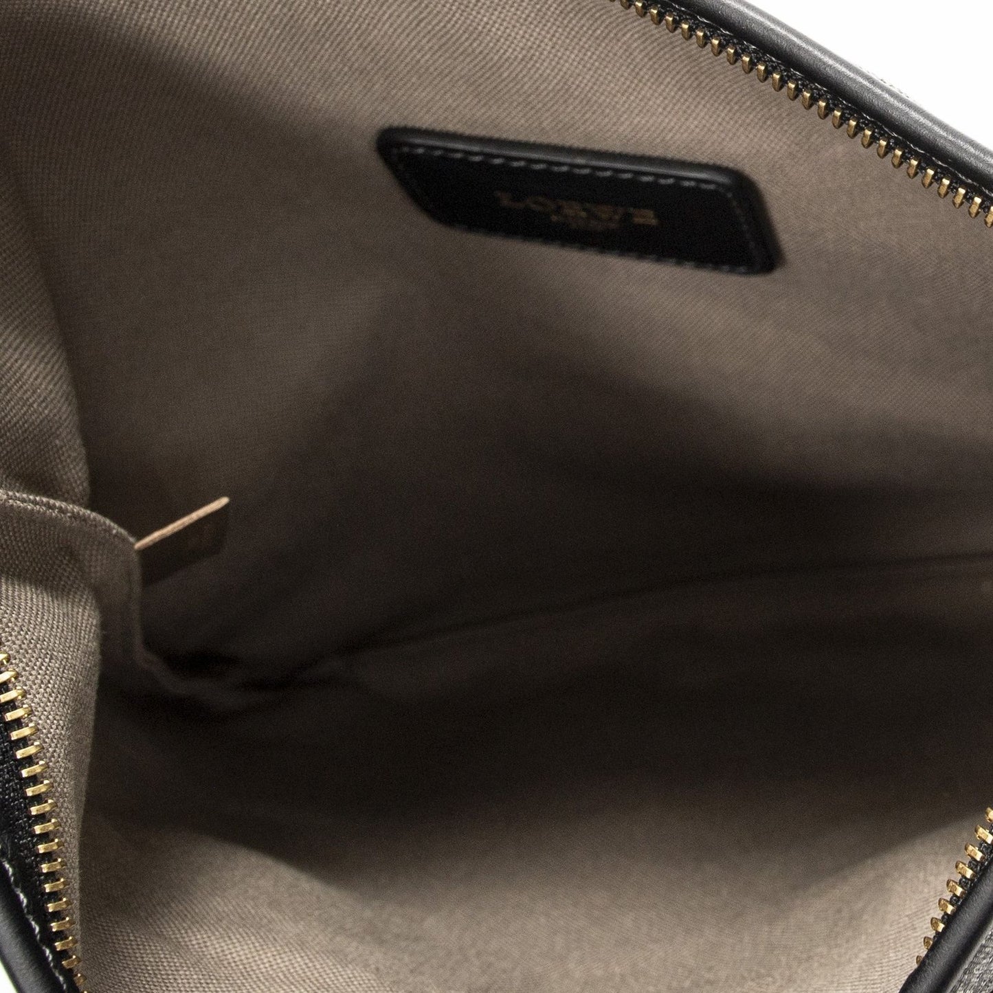 Loewe Anagram Flat Crossbody Bag Black Canvas — view 9