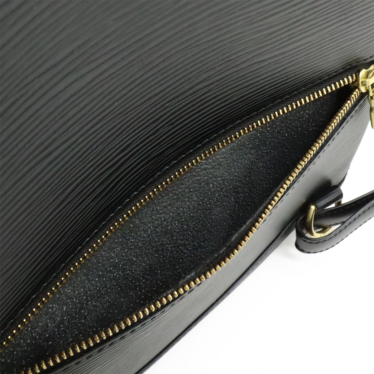 Louis Vuitton Epi Mabillon Backpack Shoulder Bag Leather Noir Black — view 9