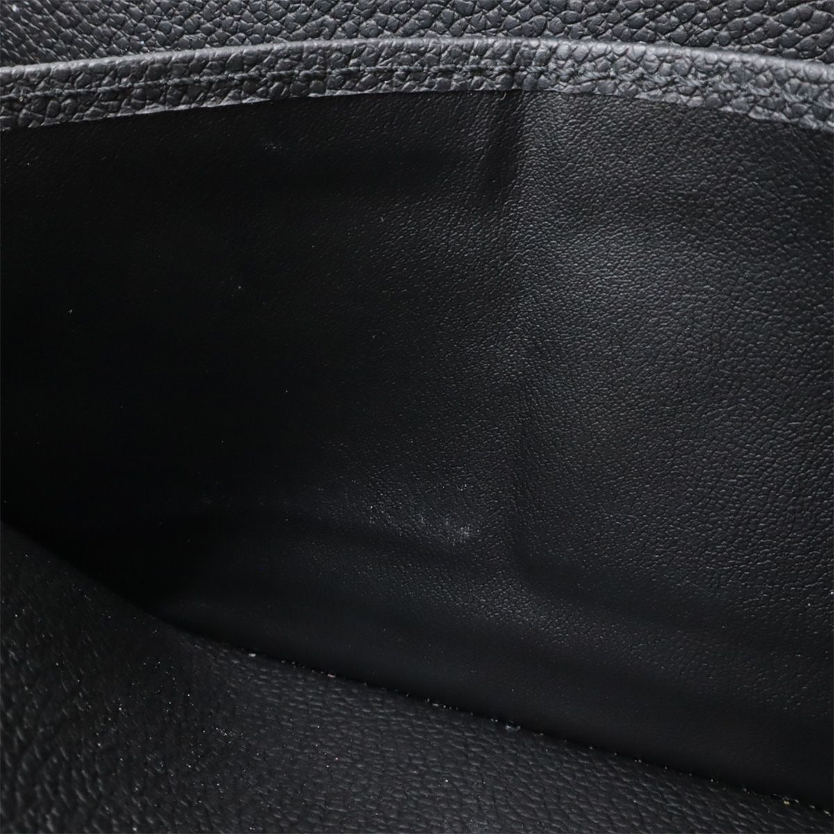 Louis Vuitton Monogram Empreinte Zippy Wallet Zip Around Leather Noir Black — view 9