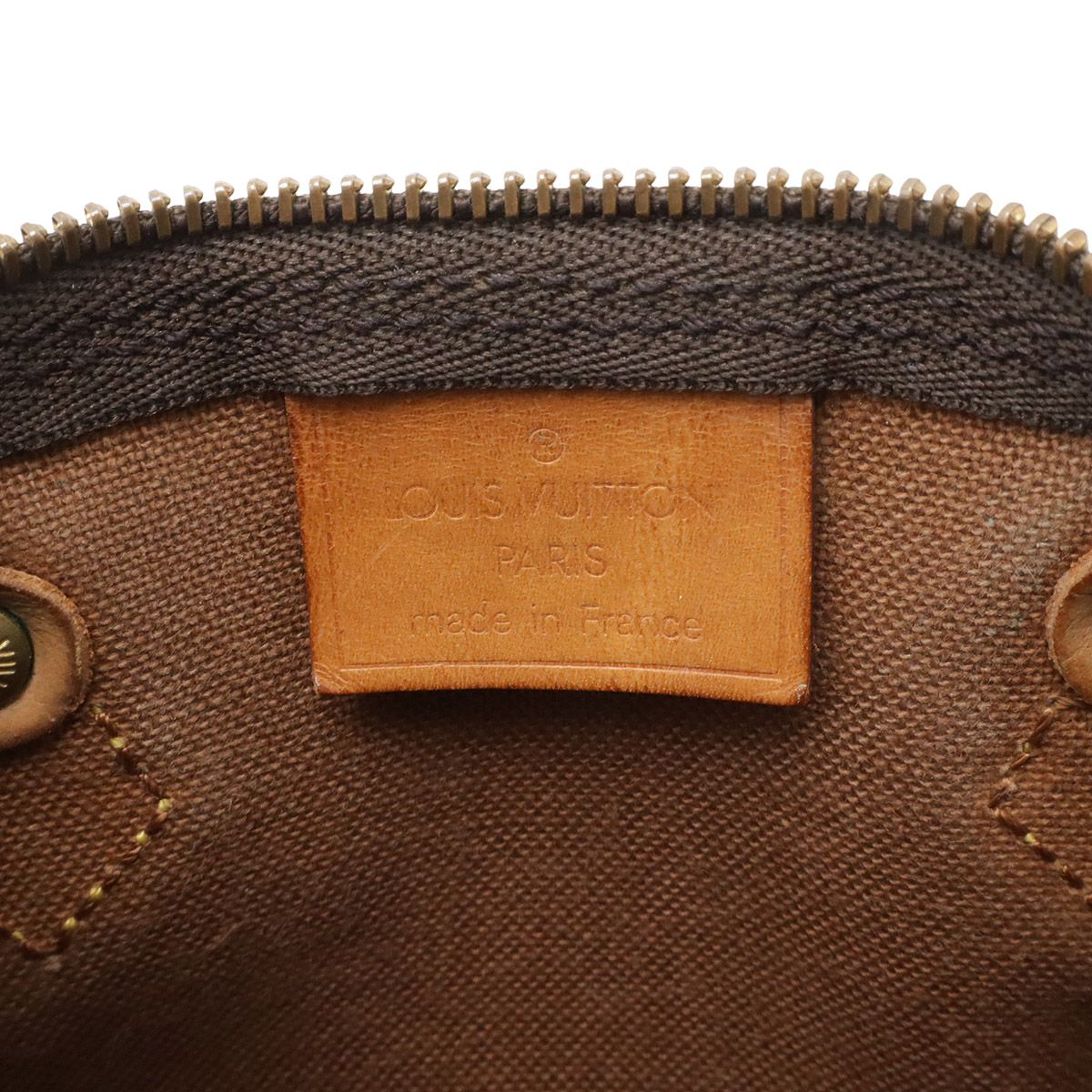 Louis Vuitton Monogram Mini Speedy Mini Bag Pouch Case — view 8