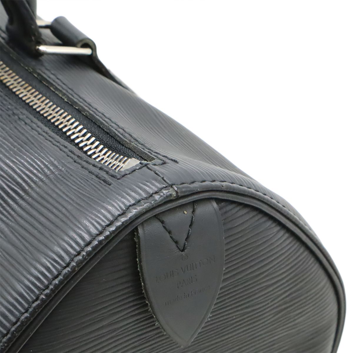 Louis Vuitton Epi Speedy 30 Mini Boston Bag Softepi Leather Noir Black Silver — view 8