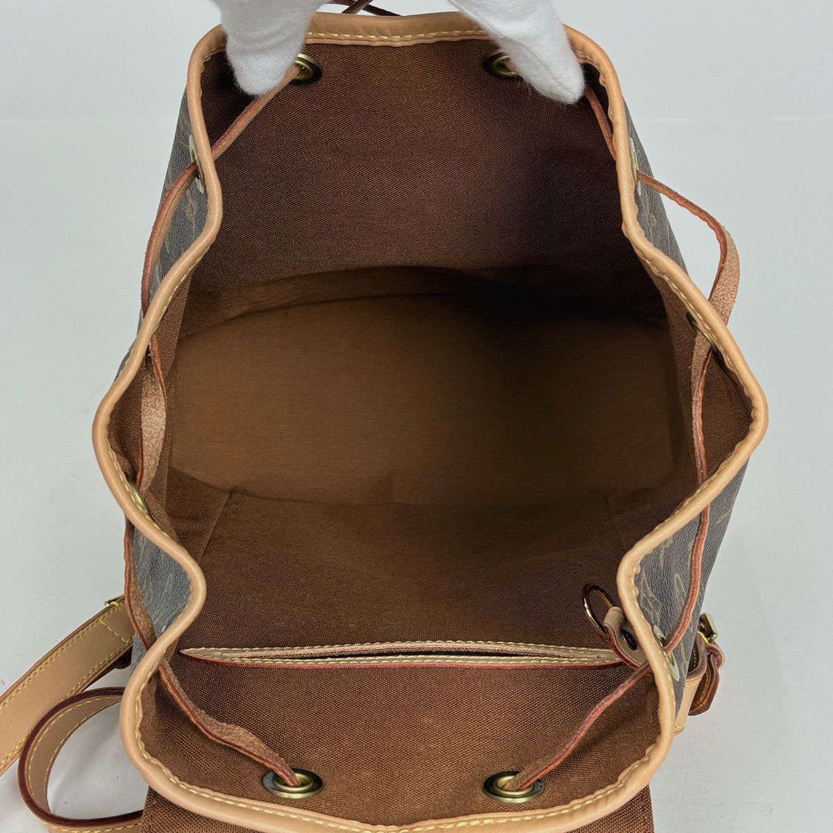 Louis Vuitton Montsouris MM Backpack Monogram Brown — view 8