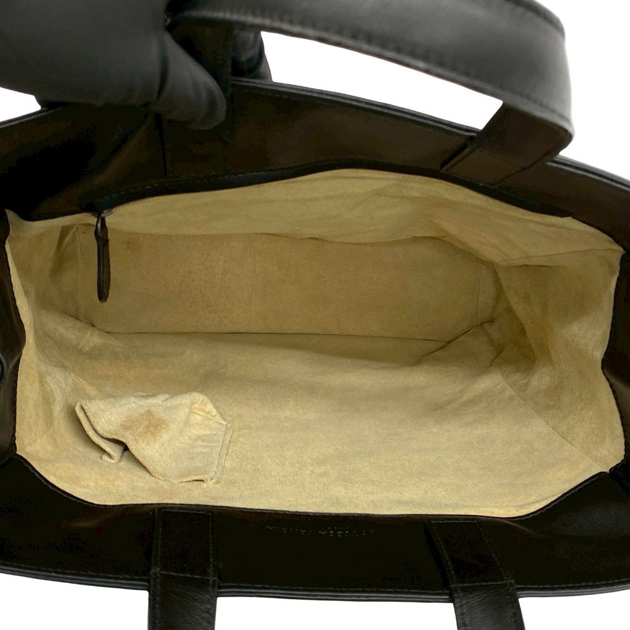 Bottega Veneta Intrecciato Leather Tote Business Black — view 9