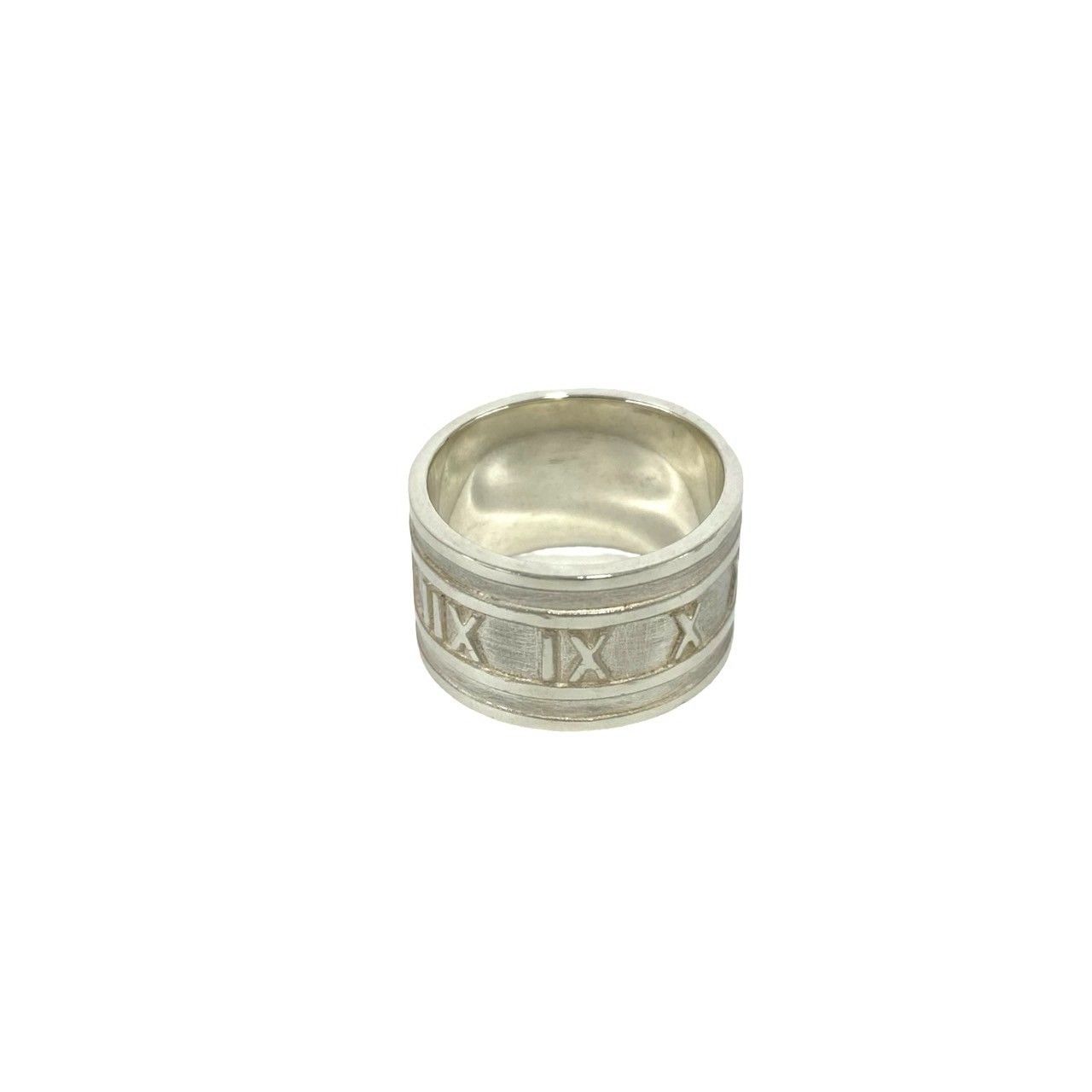Tiffany & Co Box Atlas Wide Ring 925 Sterling Silver No 10 — view 6
