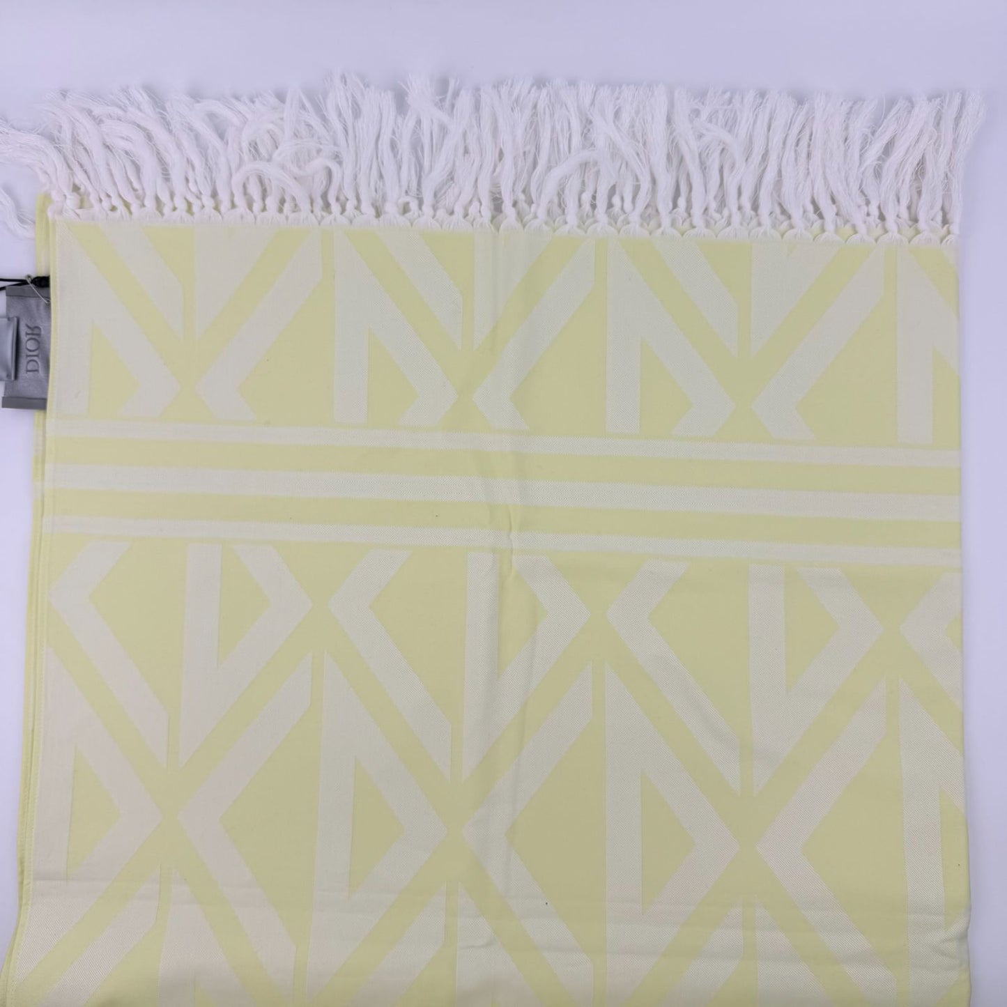 Dior Yellow Cotton Vintage Scarf — view 9