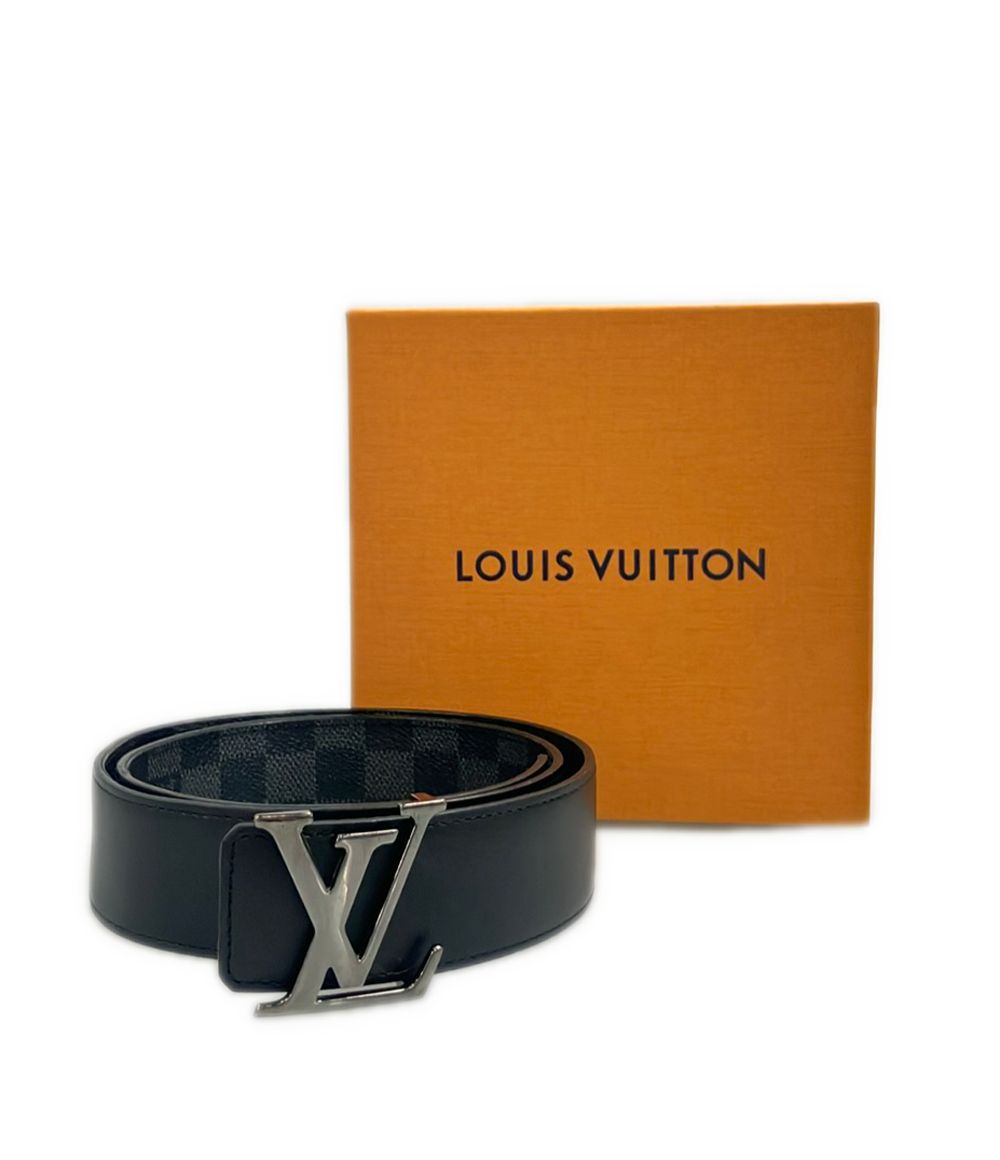 Louis Vuitton Belt Ceinture LV Initial 40 mm Riva Ciba Damier Graphite — view 9
