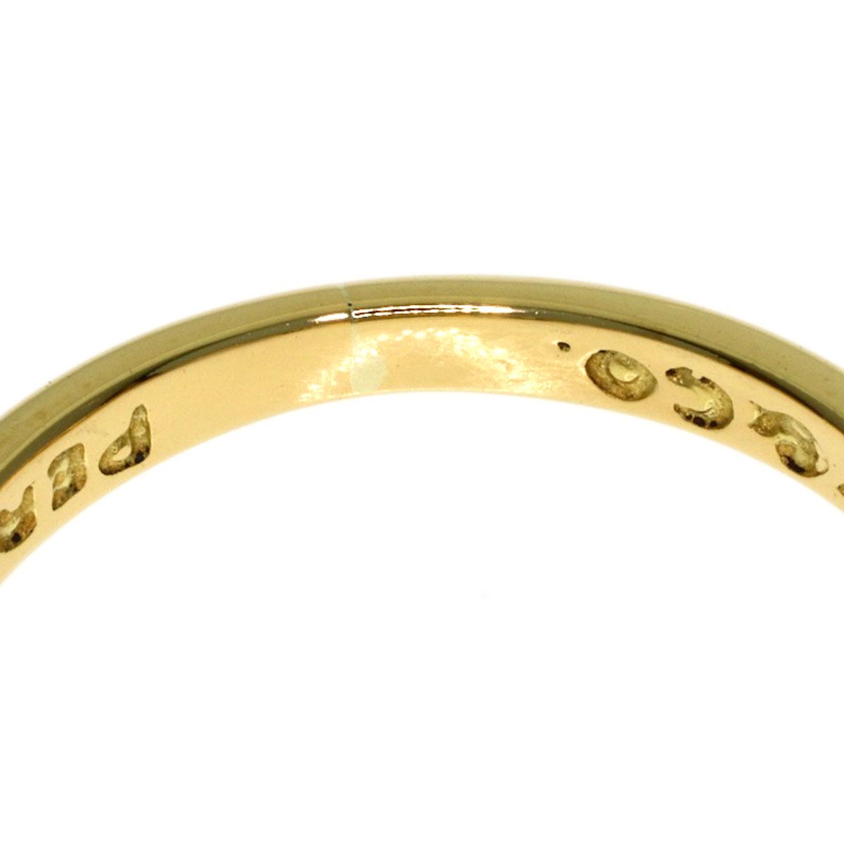 Tiffany & Co Open Heart Diamond Ring 18k Yellow Gold