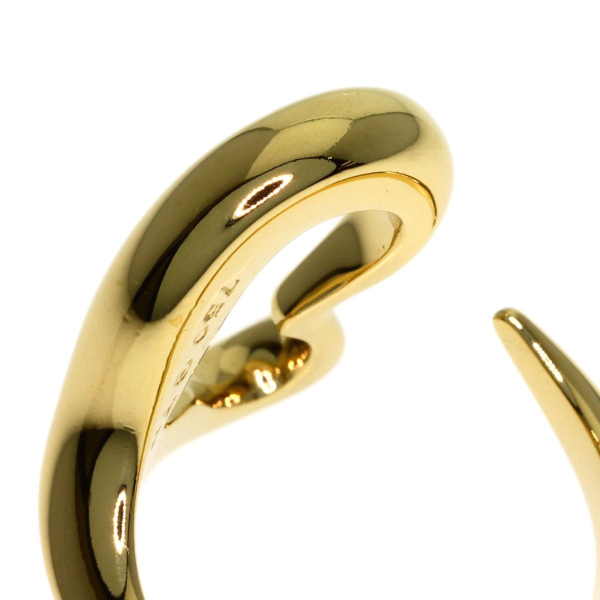 Tiffany & Co Open Heart Ring 18k Yellow Gold — view 8