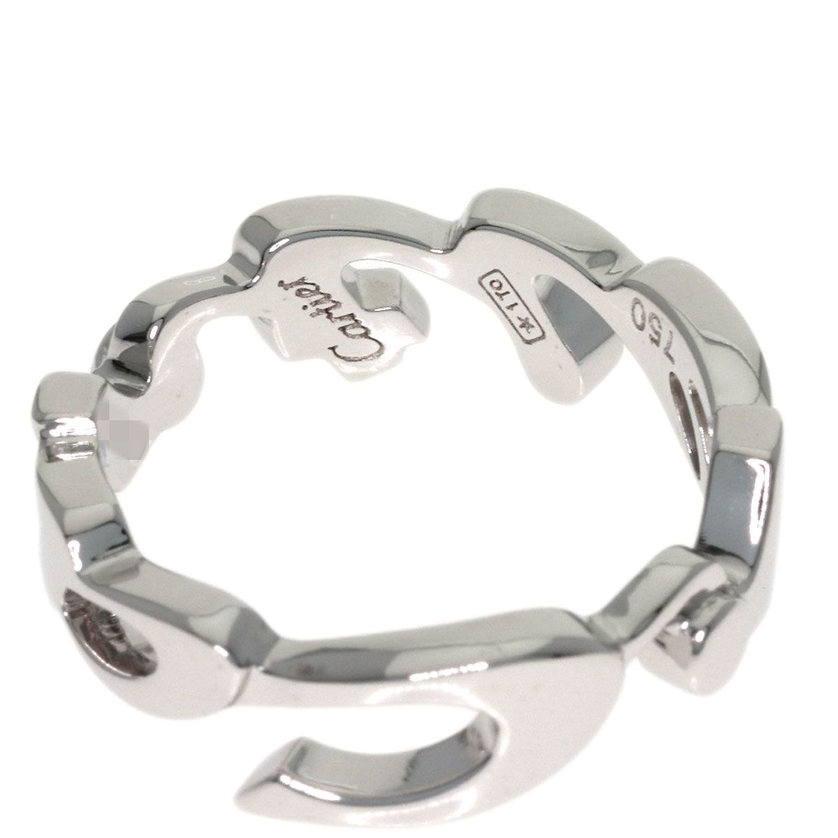 Cartier Signature Christmas Limited 51 Ring 18k White Gold — view 8