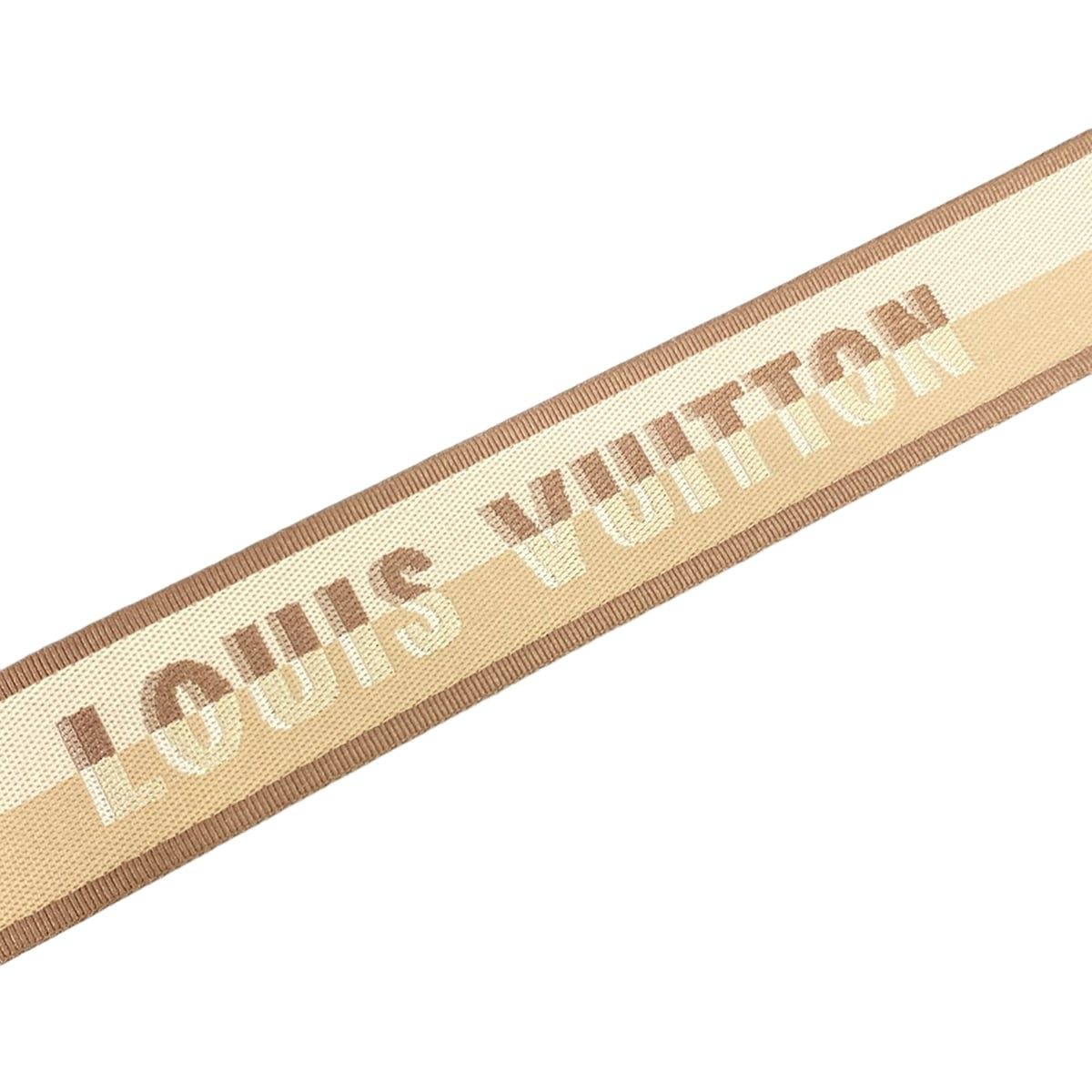 Louis Vuitton Shoulder Strap Beige White — view 5