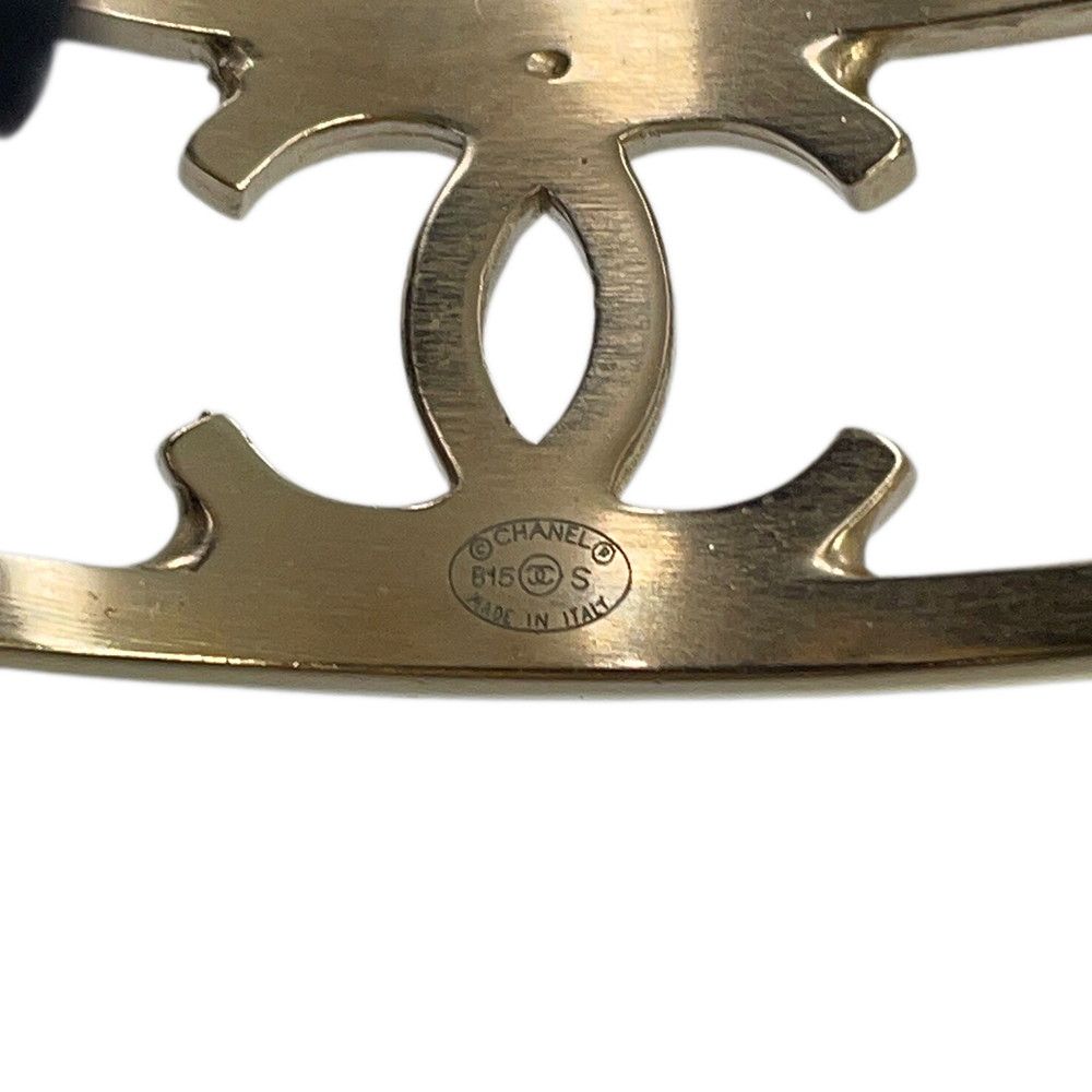 Chanel Bracelet CC Logo Watermark Bangle — view 9