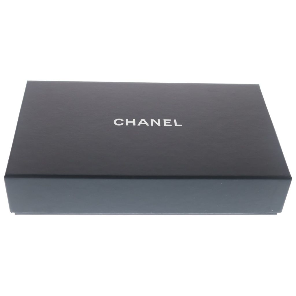 Chanel Quilted Zip Around Wallet Card Case Salmon Pink Orange Lambskin Gold — view 6