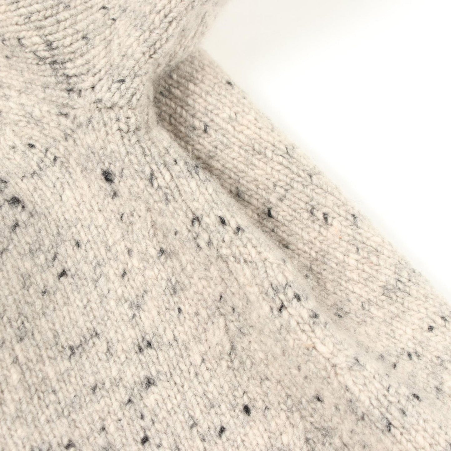 Max Mara S 'S Knit Gioele High Neck Gray Wool Cashmere Sweater — view 8