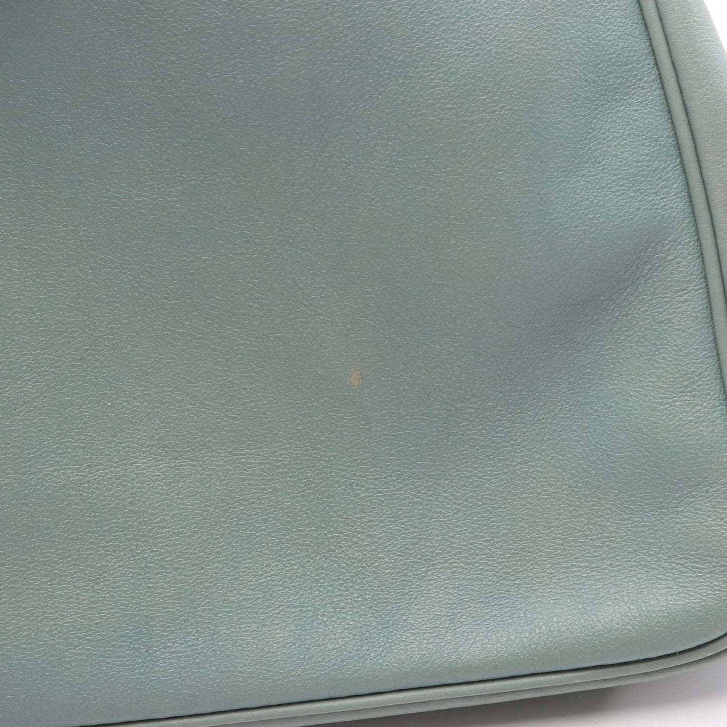 Hermes Shoulder Bag Masai Cut 32 Blue Green Leather Calf Aqua — view 9