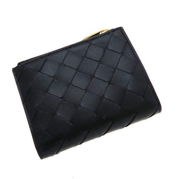 Bottega Veneta Intreccia Toss Small Bifold Wallet — view 9