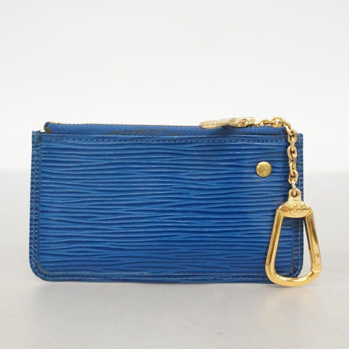 Louis Vuitton Coin Case Epi Pochette Cles Toledo Blue — view 9