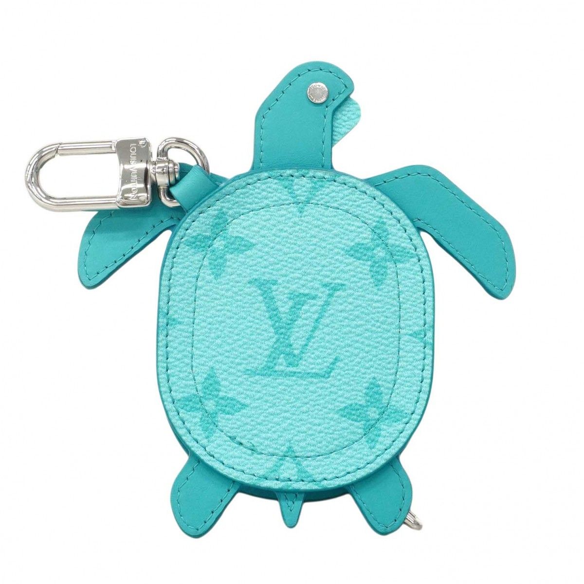 Louis Vuitton Key Holder Charm LV Turtle Turquoise — view 9