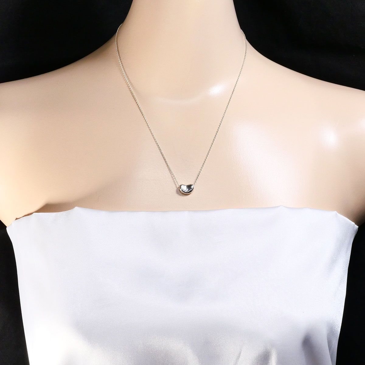 Tiffany & Co Bean 925 Sterling Silver Necklace 44 cm — view 6