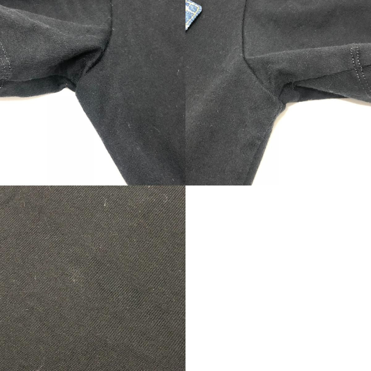 Louis Vuitton Short Sleeve T-Shirt Monogram Denim Pocket Cotton Black — view 9