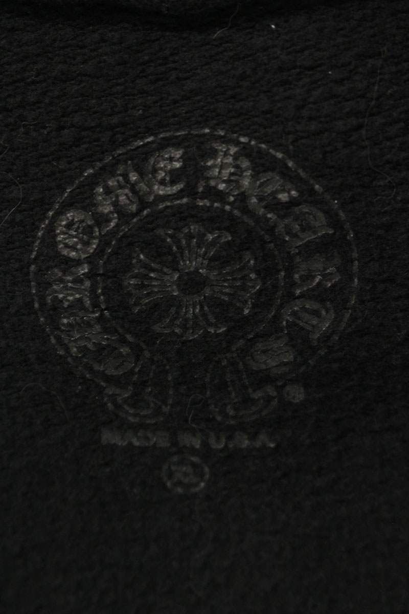 Chrome Hearts Sweatshirt HD Zip Sleeve Logo Print Zip Up Hoodie XL — view 5