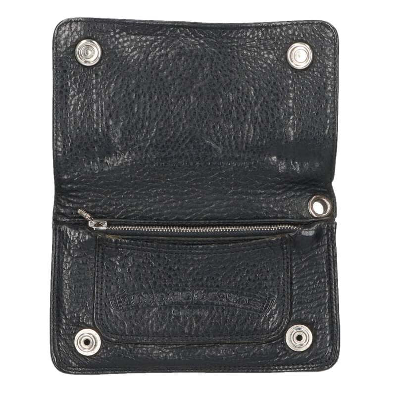 Chrome Hearts Cross Patch 1 Zip Button with Leather Wallet — view 3