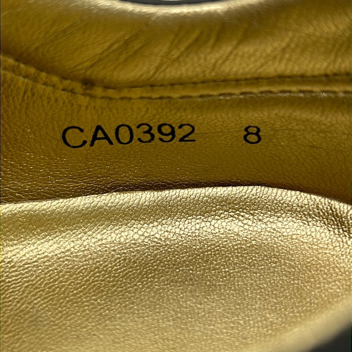 Dolce & Gabbana Sneakers 8 Black Gold Leather — view 6