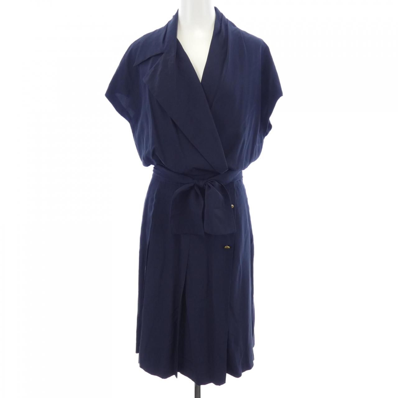 Chanel Vintage Dress Navy — view 8