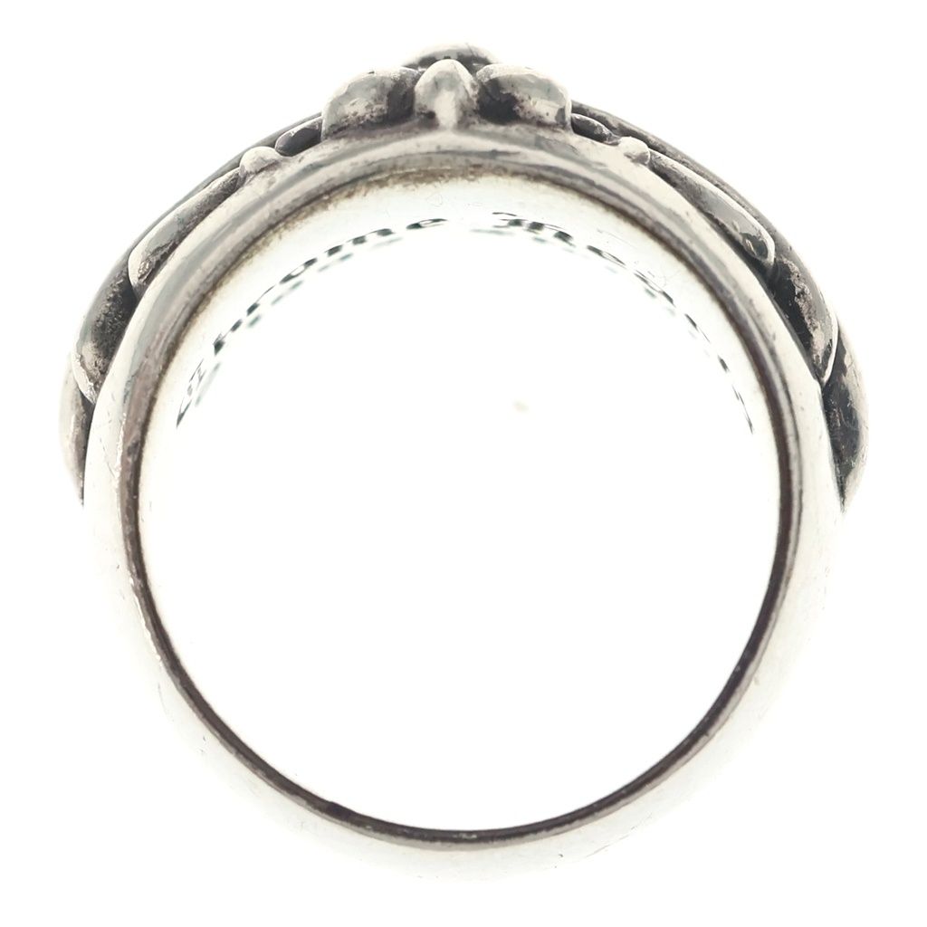 Chrome Hearts Flrl Crs Floral Cross Ring Silver — view 6