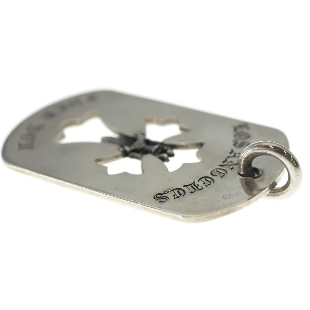 Chrome Hearts D Tag Lrg Ltd Large Dog Tag la Limited Necklace Top — view 6