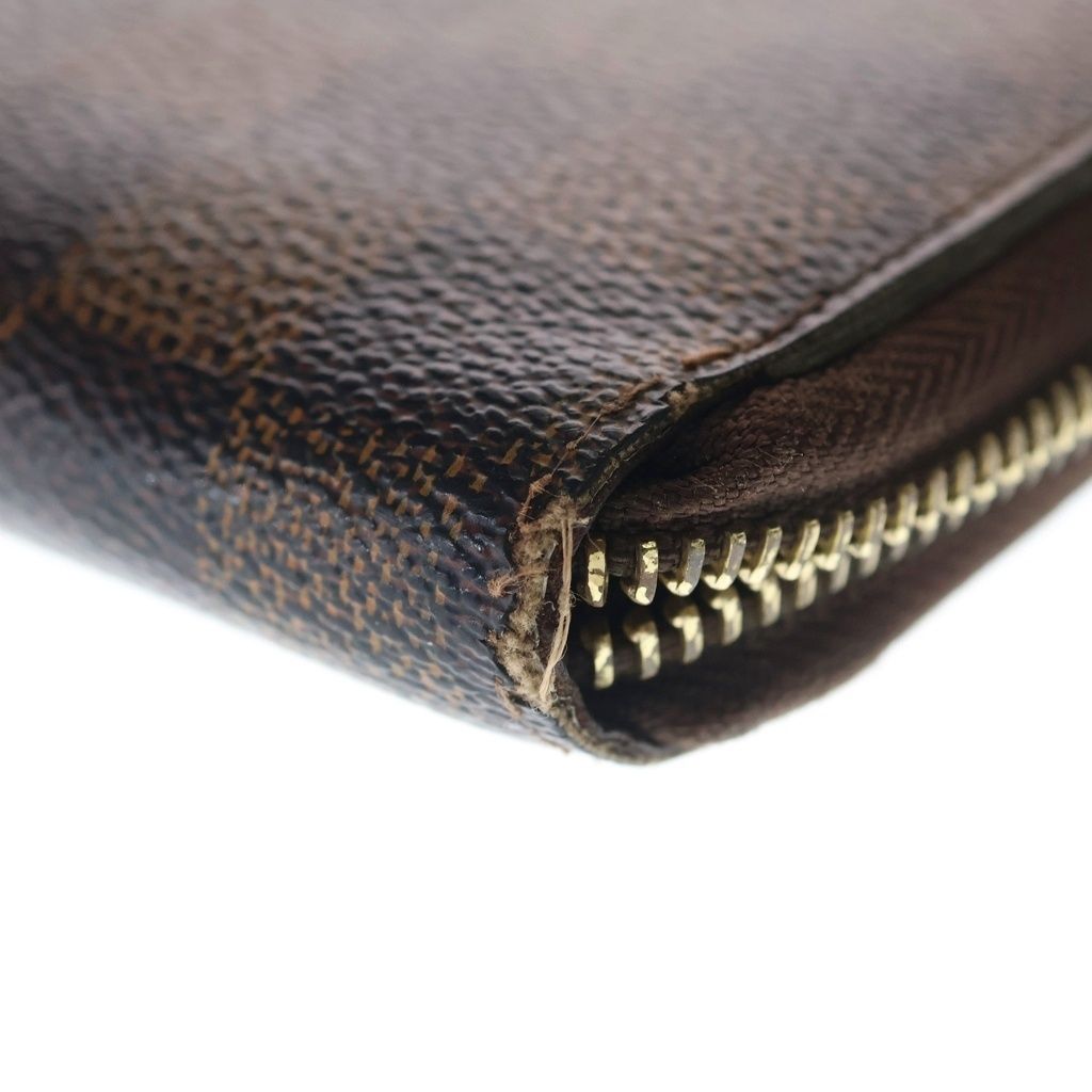 Louis Vuitton Damier Zippy Wallet Zip Around Brown — view 6