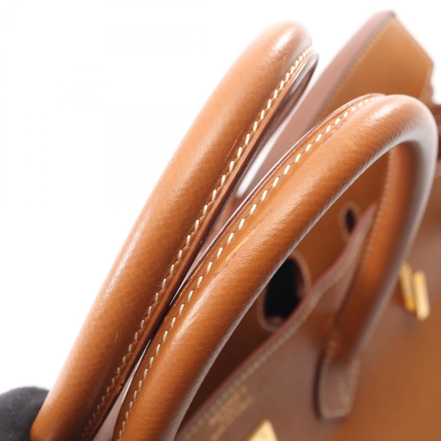 Hermes Handbag Birkin 35 Gold Leather — view 9