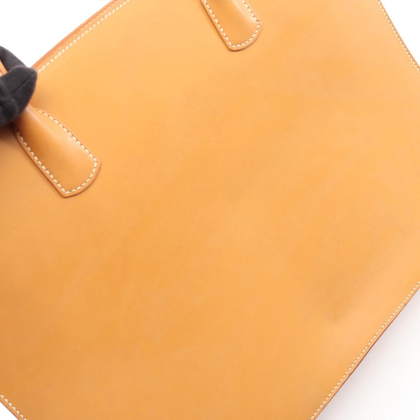Hermes Tote White Bus GM Natural Leather Calf — view 9