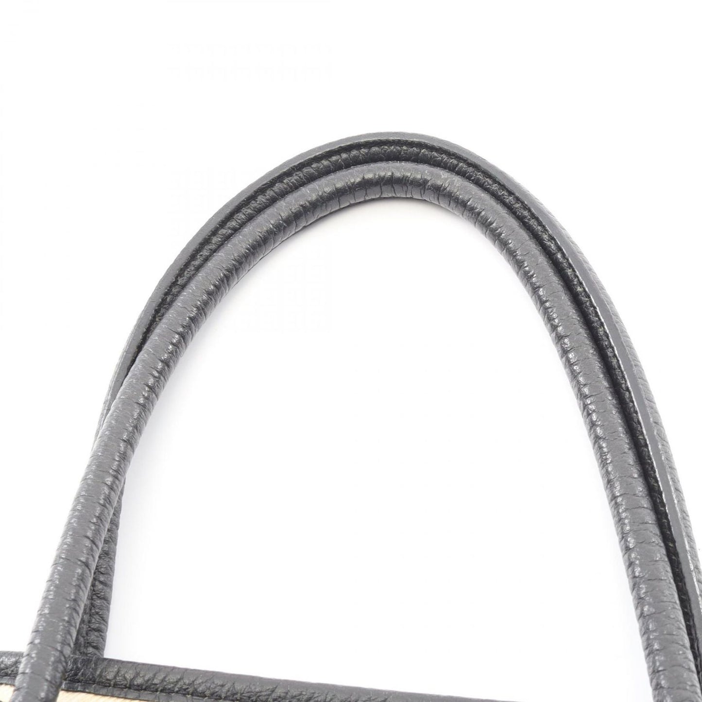 Hermes Tote Garden Party PM Steeple Quadrige Black Leather — view 9
