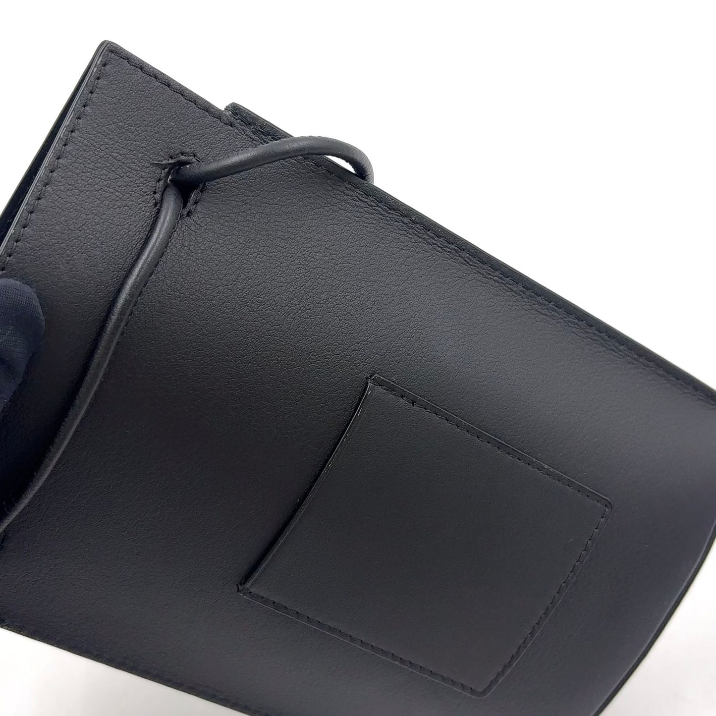 Loewe Dice Pocket with Customization Leather Black Shoulder Bag Gold — view 9