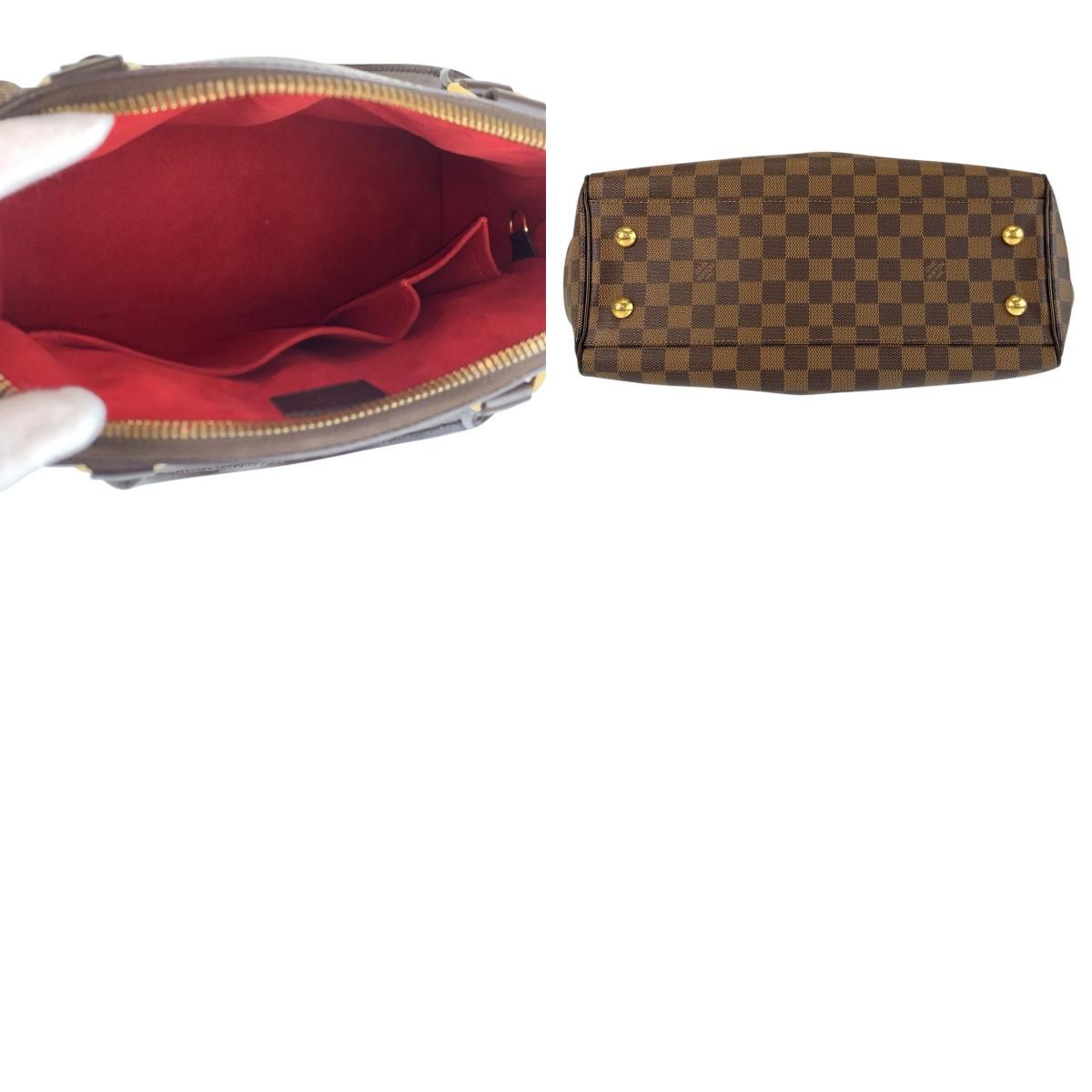 Louis Vuitton Damier Trevi PM Brown 2-Way Shoulder Bag — view 9