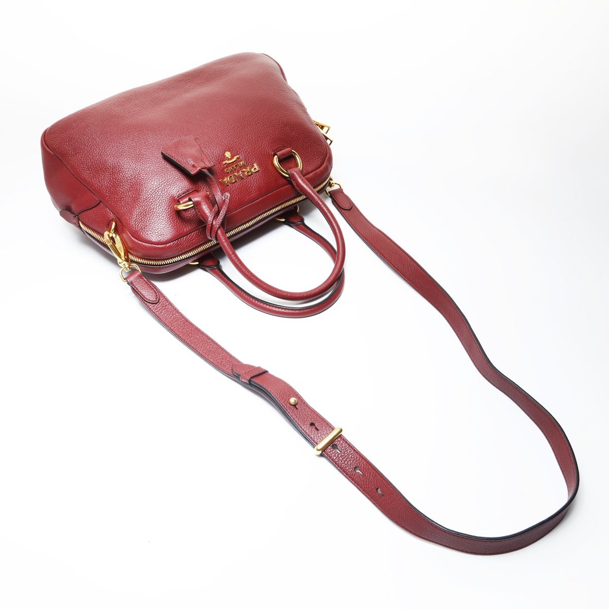 Prada Shoulder Bag 2-Way Vitello Phoenix — view 9