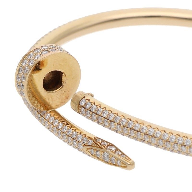Cartier Juste UN Clou Bracelet Dia 18k Yellow Gold Diamond 16 — view 5