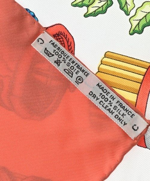 Hermes Bandana Scarf Orange — view 6
