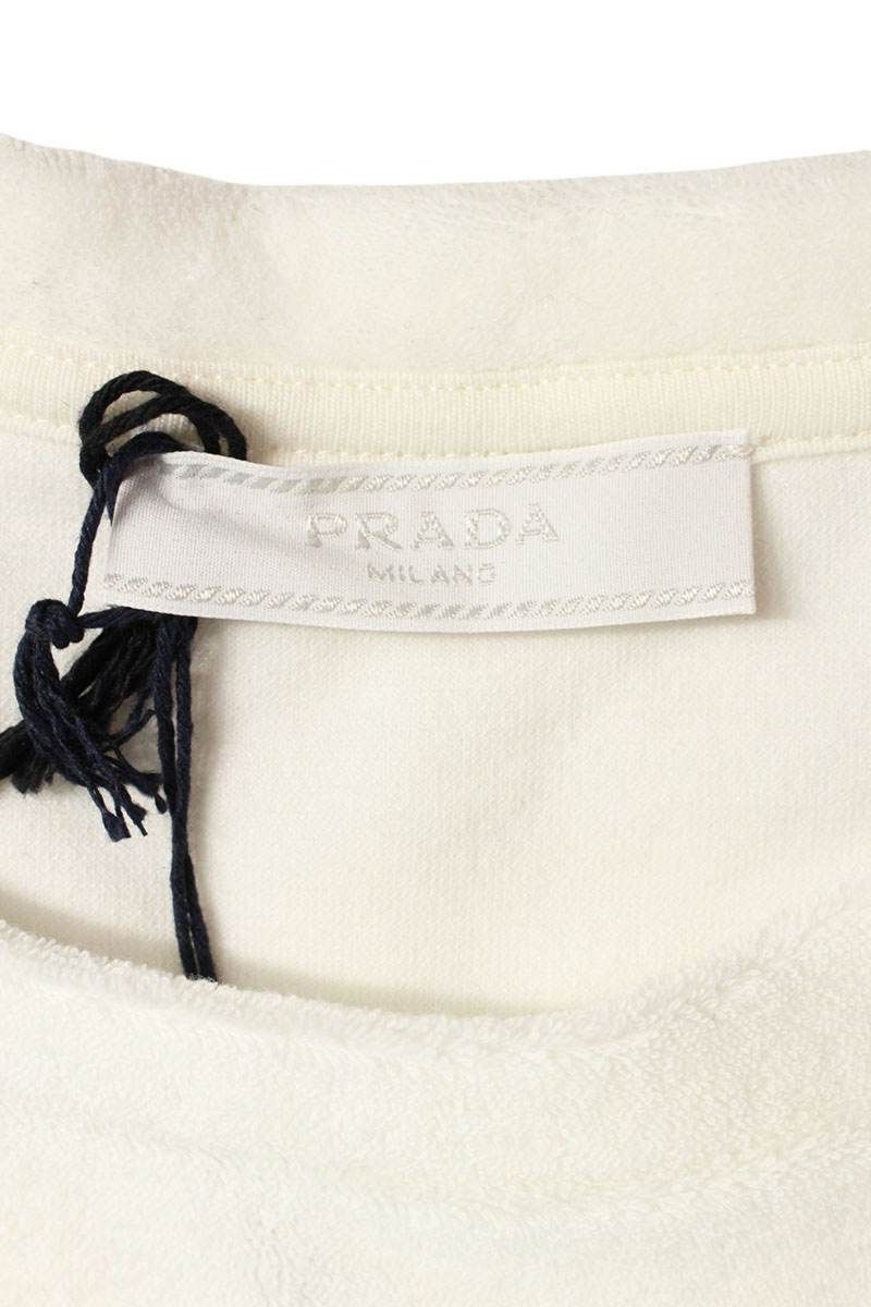 Prada Triangle Plate Terry T-Shirt XL — view 3