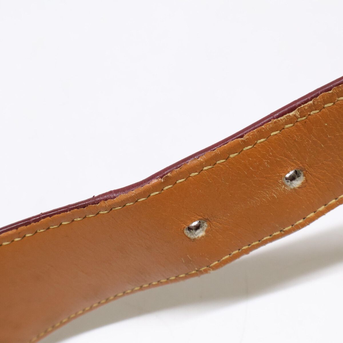 Hermes B Toki Bamboo Buckle Leather Belt — view 9